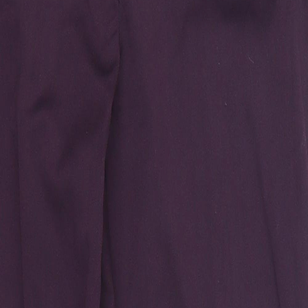 Principles Womens Purple   Trousers  Size 8 L28 in