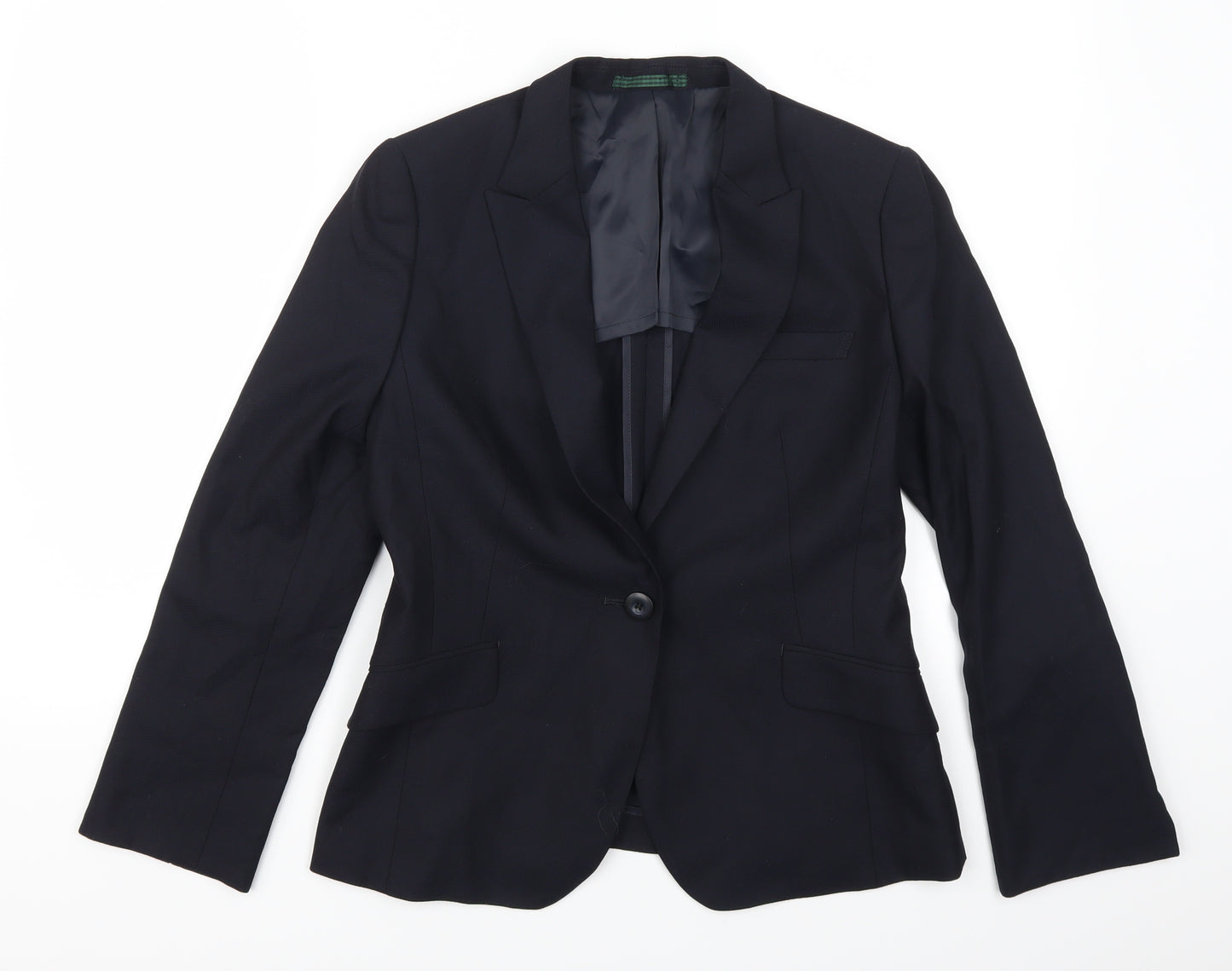 Les Nuis Womens Blue   Jacket Suit Jacket Size L