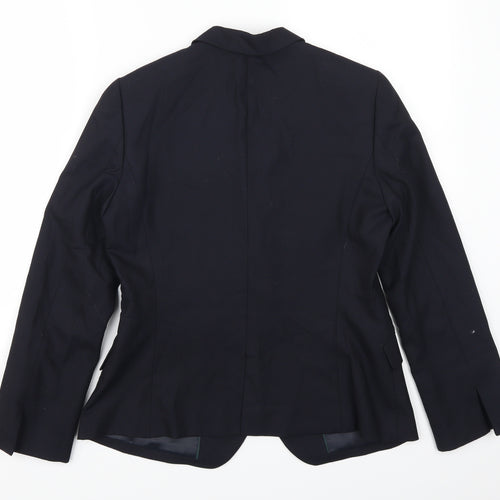 Les Nuis Womens Blue   Jacket Suit Jacket Size L