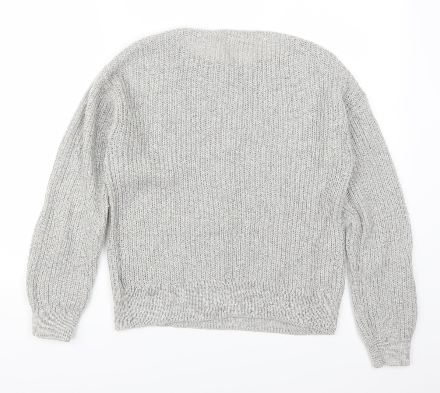 H&M Womens Grey   Pullover Jumper Size S