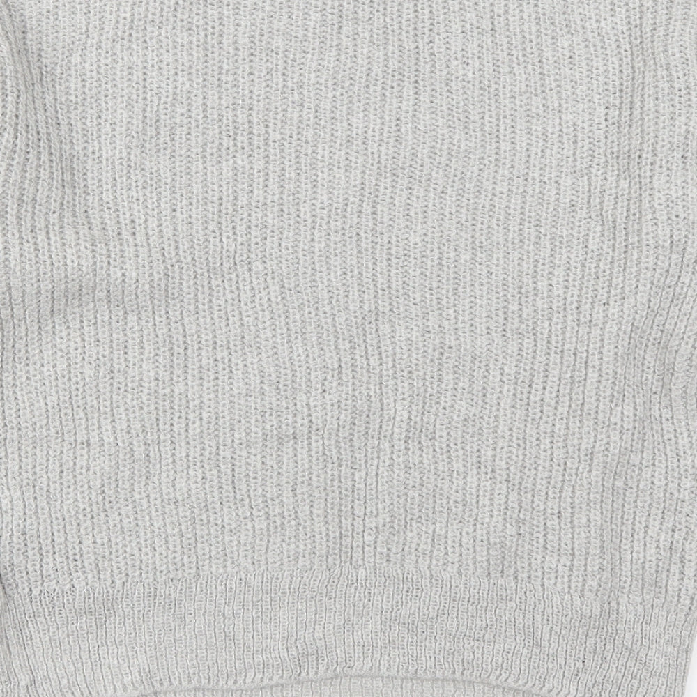 H&M Womens Grey   Pullover Jumper Size S