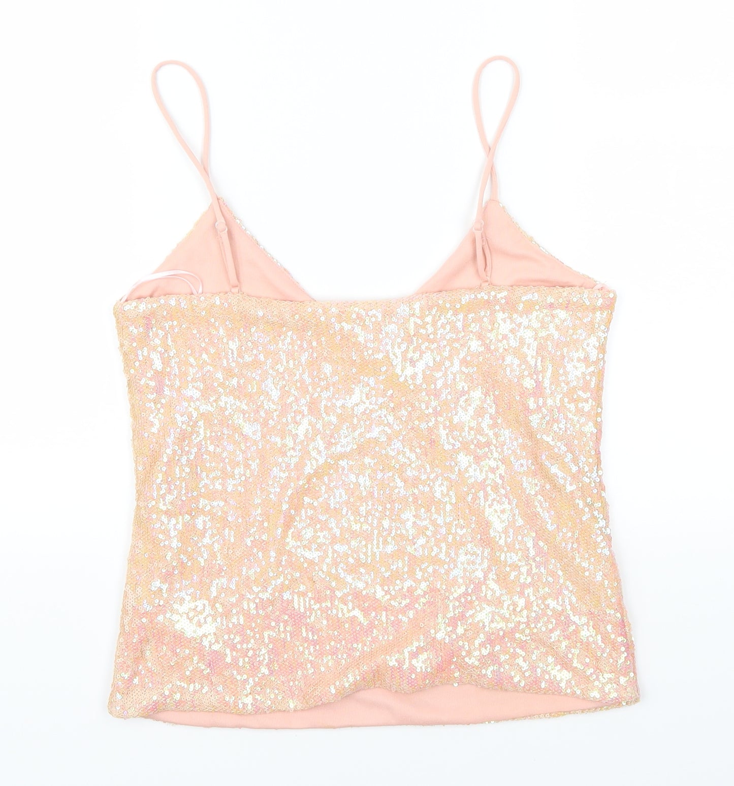 Miss Selfridge Womens Pink   Basic Tank Size 12