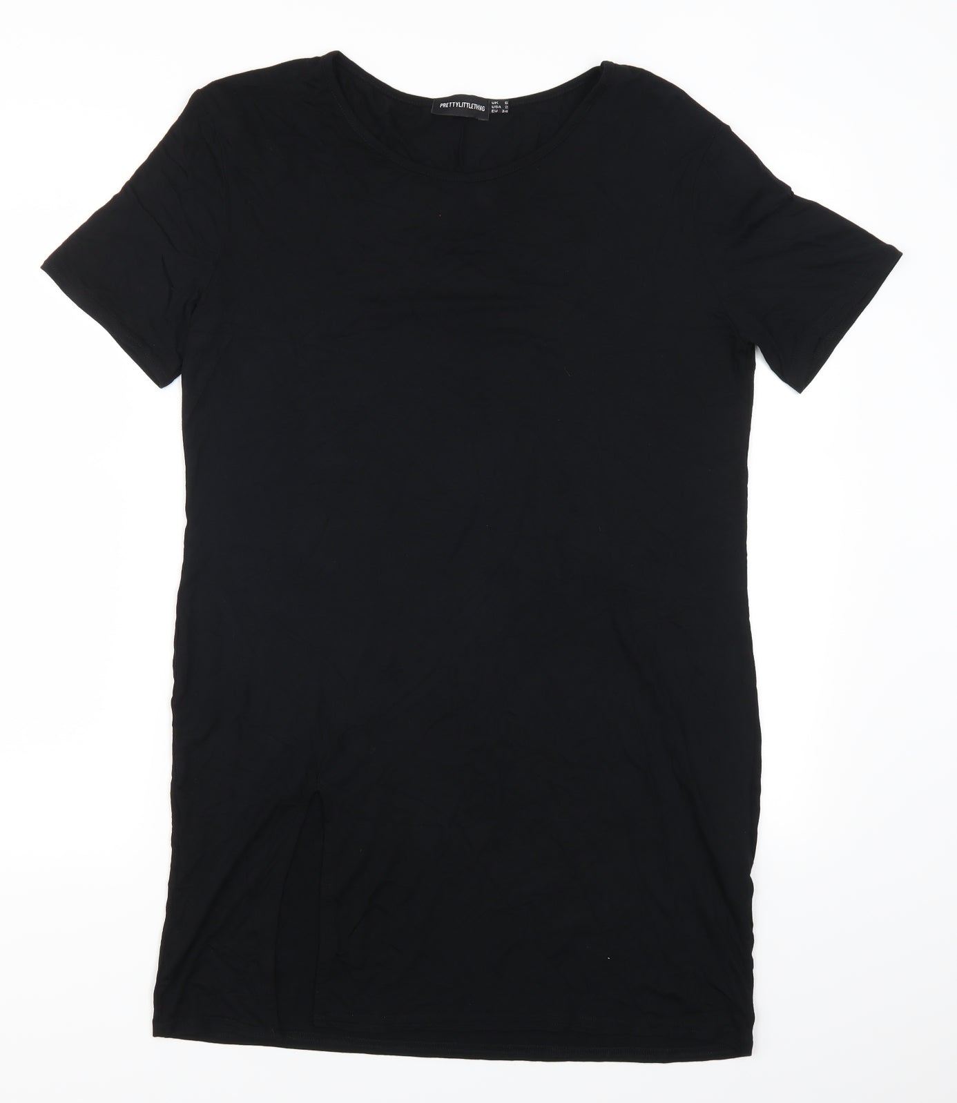 Pretty Little Thing Womens Black   Slip Dress  Size 6