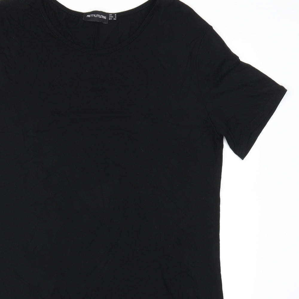 Pretty Little Thing Womens Black   Slip Dress  Size 6