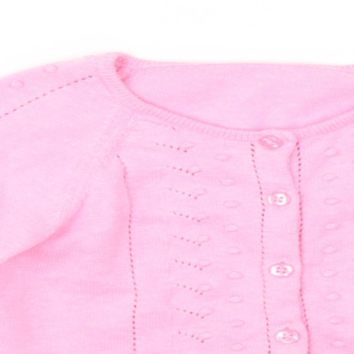Matalan Girls Pink   Cardigan Jumper Size 4-5 Years