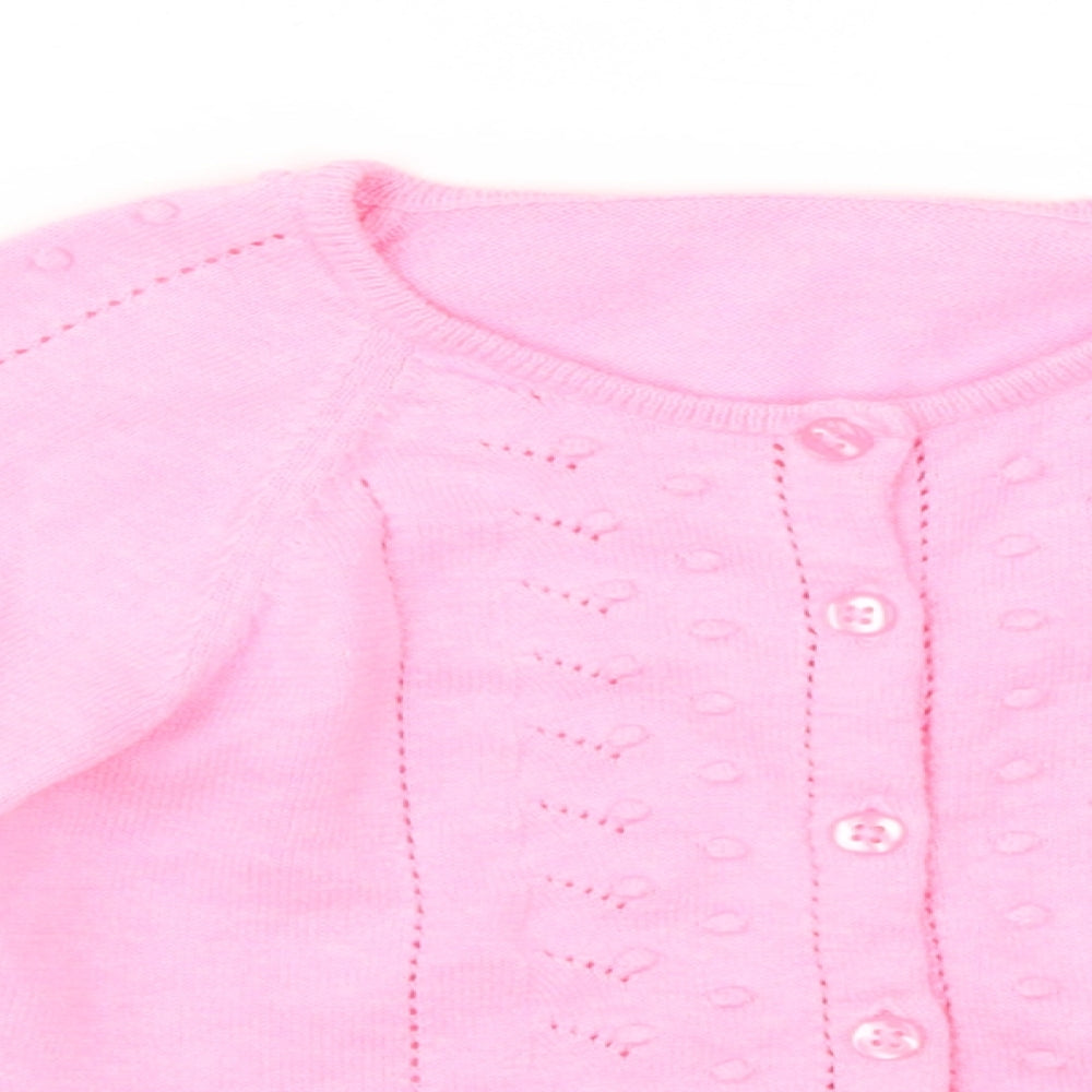 Matalan Girls Pink   Cardigan Jumper Size 4-5 Years
