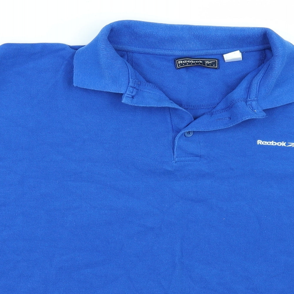 Reebok Mens Blue    Polo Size XL