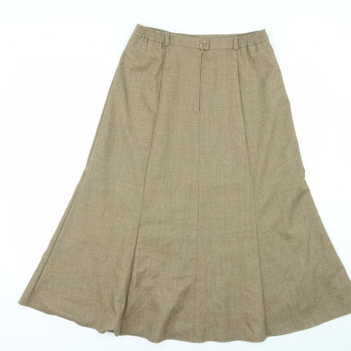 Gray & Osbourn Womens Black   A-Line Skirt Size 14