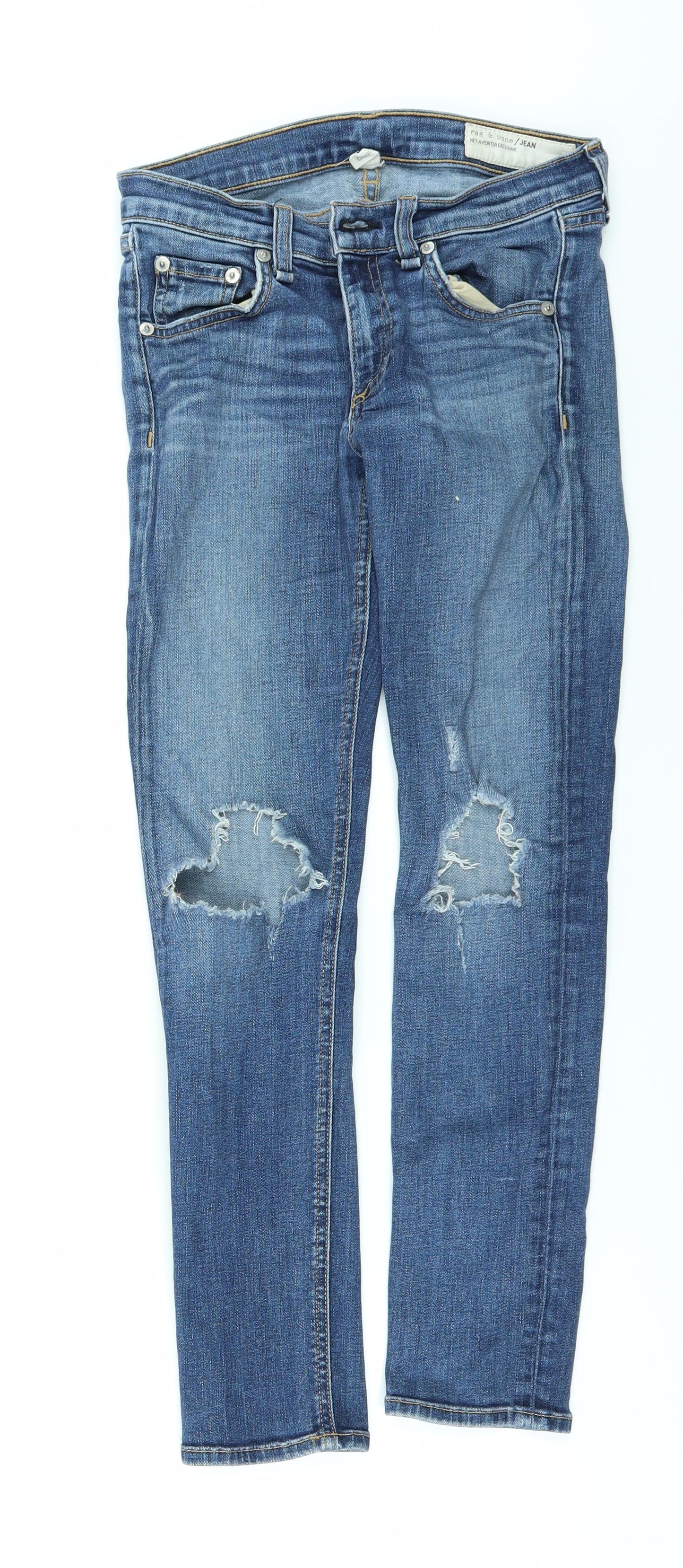 rag & bone Womens Blue  Denim Capri Jeans Size 26 in L29 in