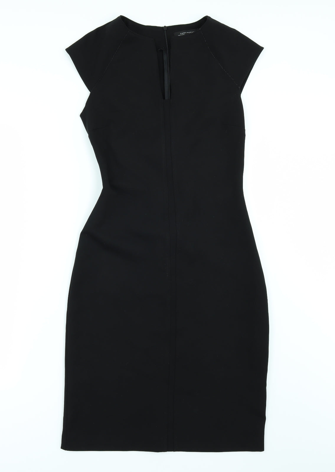 Zara Womens Black   Pencil Dress  Size S