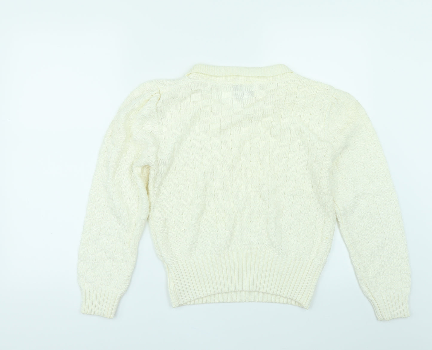 BHS Womens White   Pullover Jumper Size 14