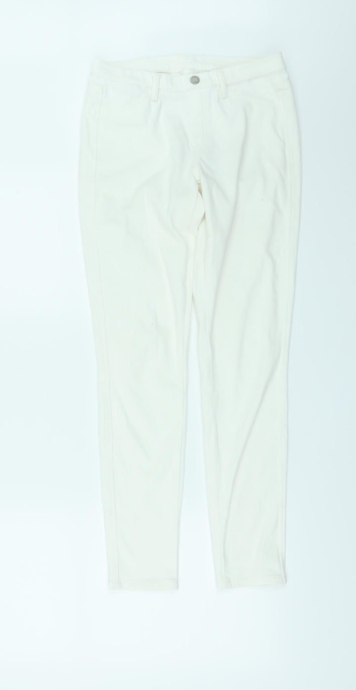 Preworn Womens White   Jegging Jeans Size 10 L27 in
