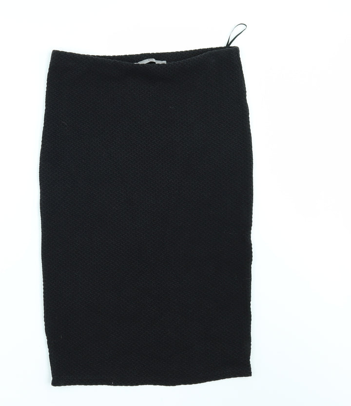 F&F Womens Black Bandage Skirt Size 10