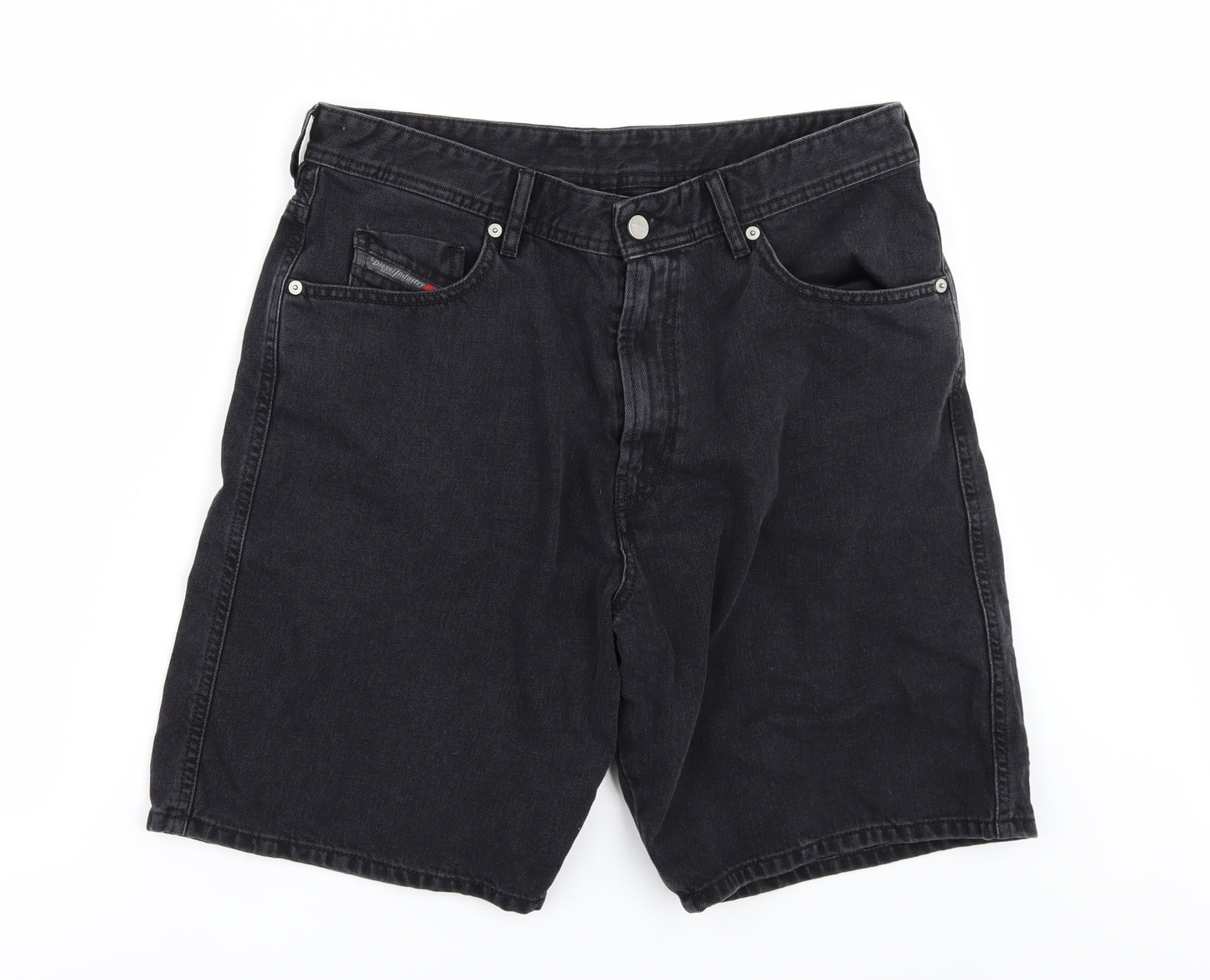 Diesel Mens Black   Chino Shorts Size 32