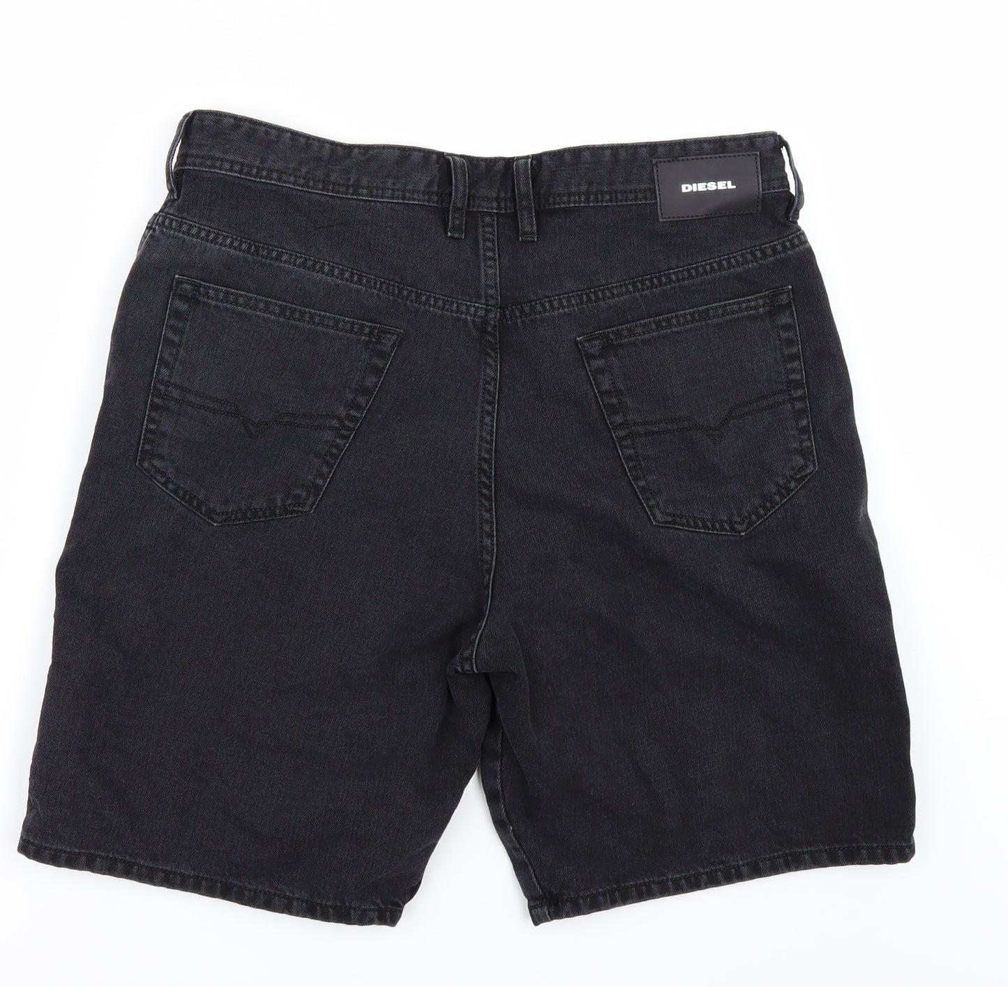 Diesel Mens Black   Chino Shorts Size 32