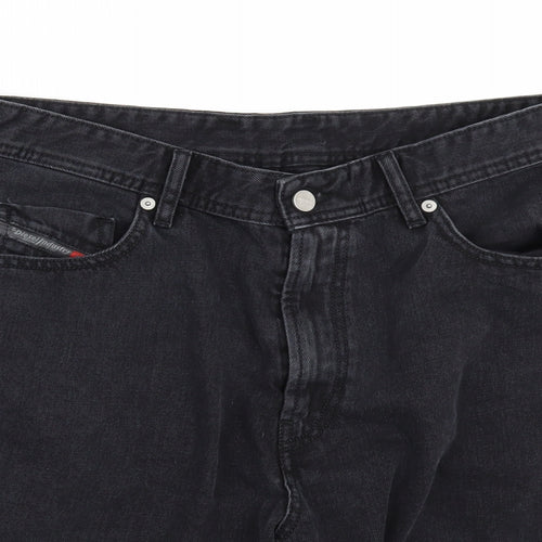 Diesel Mens Black   Chino Shorts Size 32