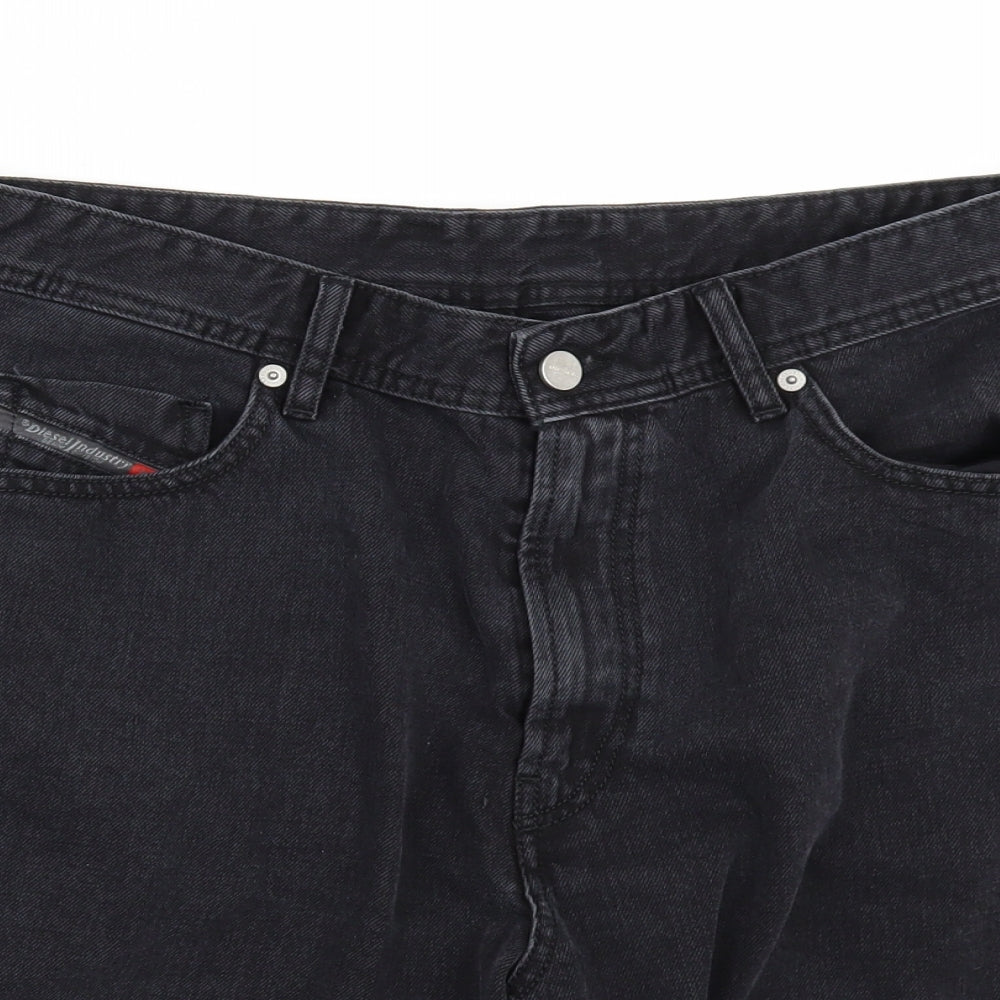 Diesel Mens Black   Chino Shorts Size 32