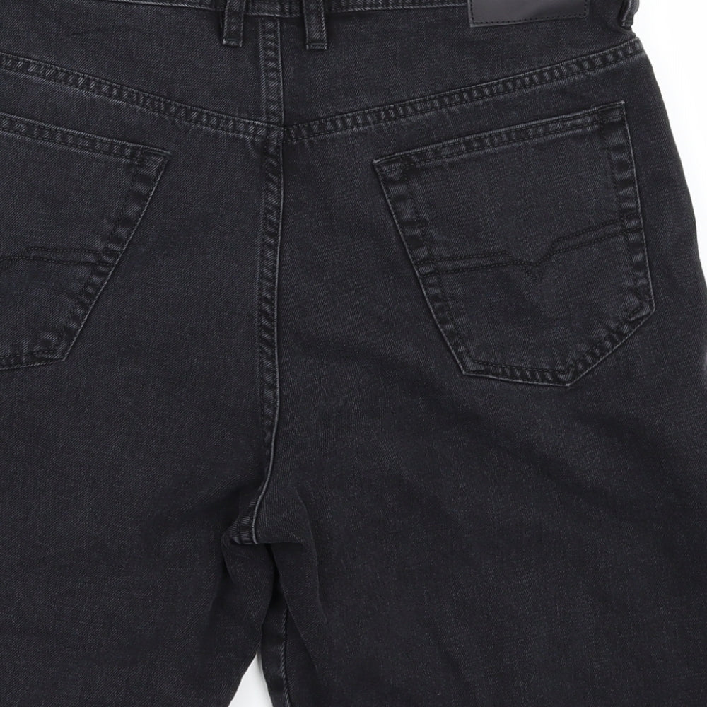 Diesel Mens Black   Chino Shorts Size 32