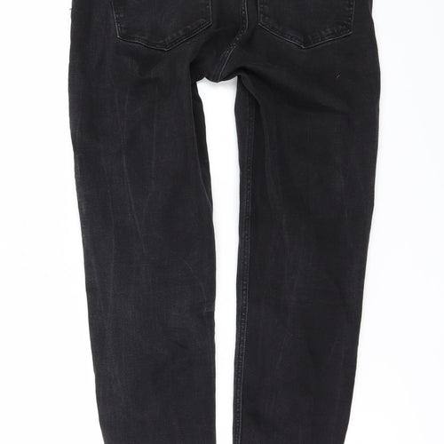 Zara Womens Black  Denim Skinny Jeans Size 8 L26 in