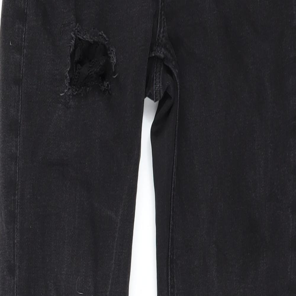 Zara Womens Black  Denim Skinny Jeans Size 8 L26 in