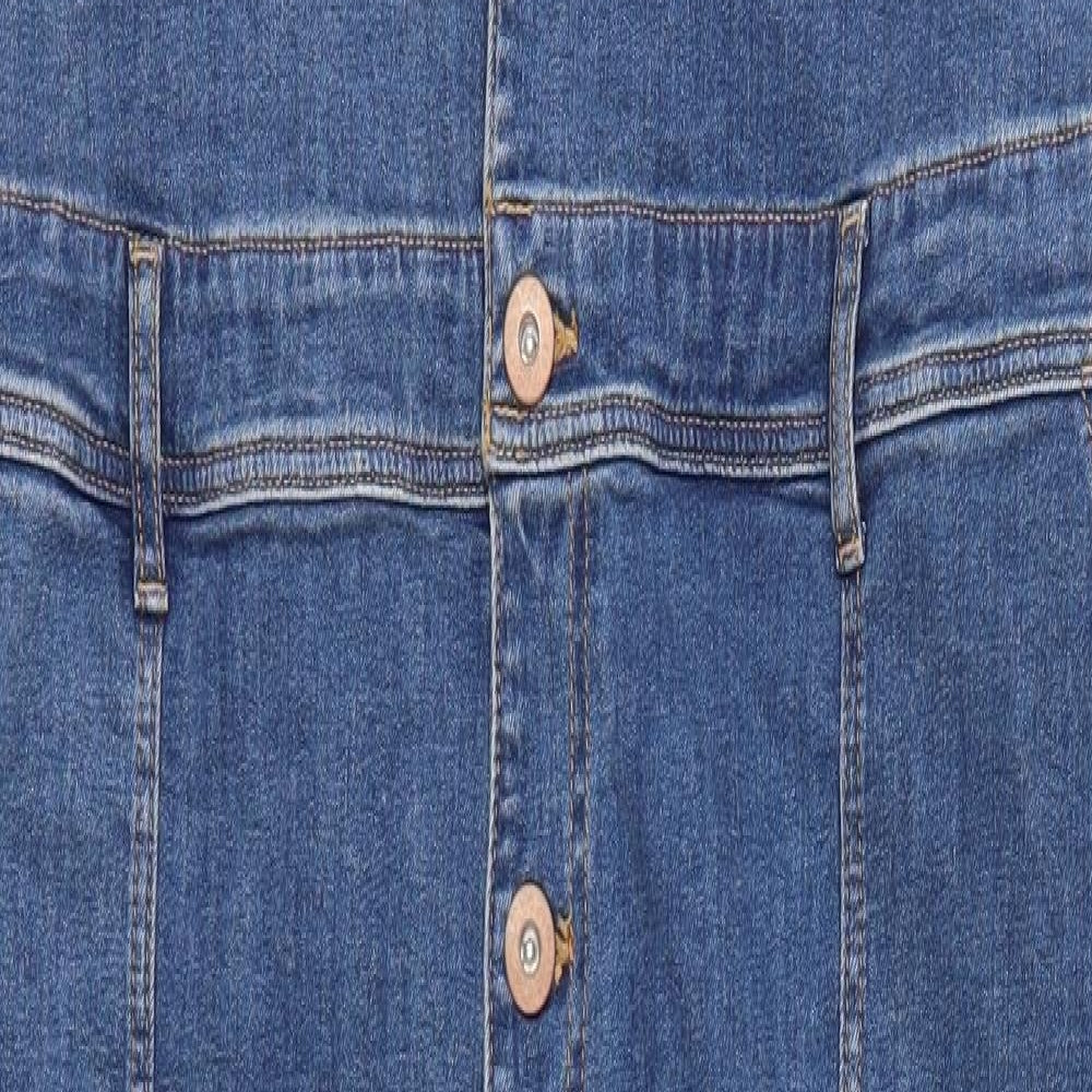 TU Womens Blue  Denim Dungarees Trousers Size 22 L30 in