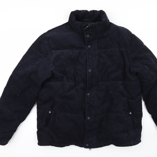 Red Herring Mens Blue  Corduroy Jacket  Size L