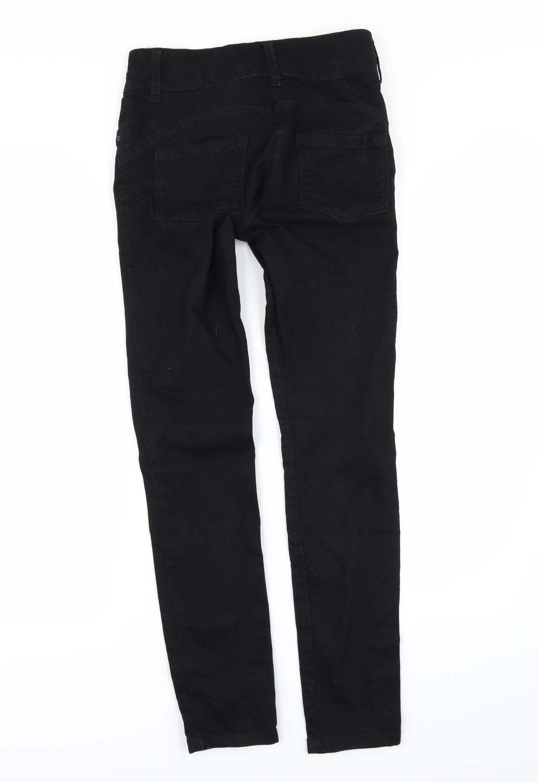 NEXT Womens Black  Denim Skinny Jeans Size 8 L29 in