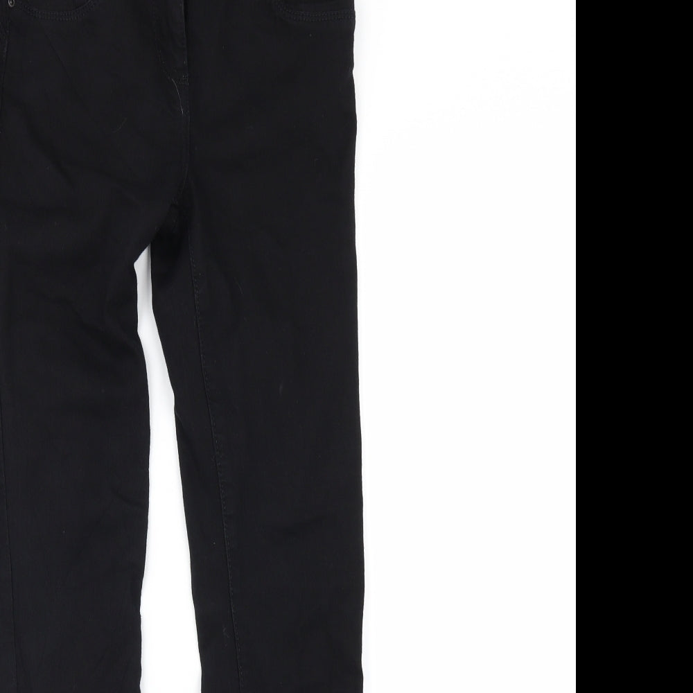 NEXT Womens Black  Denim Skinny Jeans Size 8 L29 in