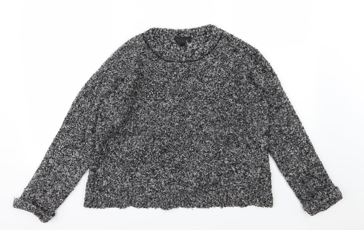 Topshop Womens Grey Knit Pullover Jumper Size 8