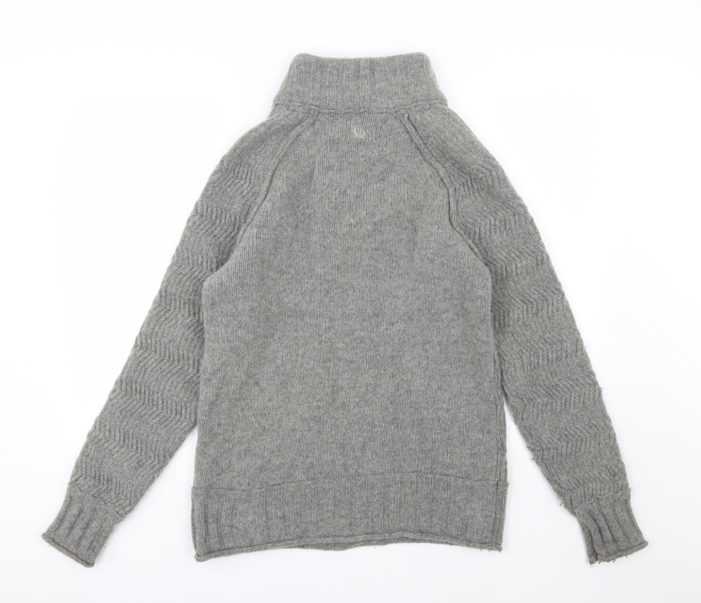 Fat Face Mens Grey  Knit Pullover Jumper Size M