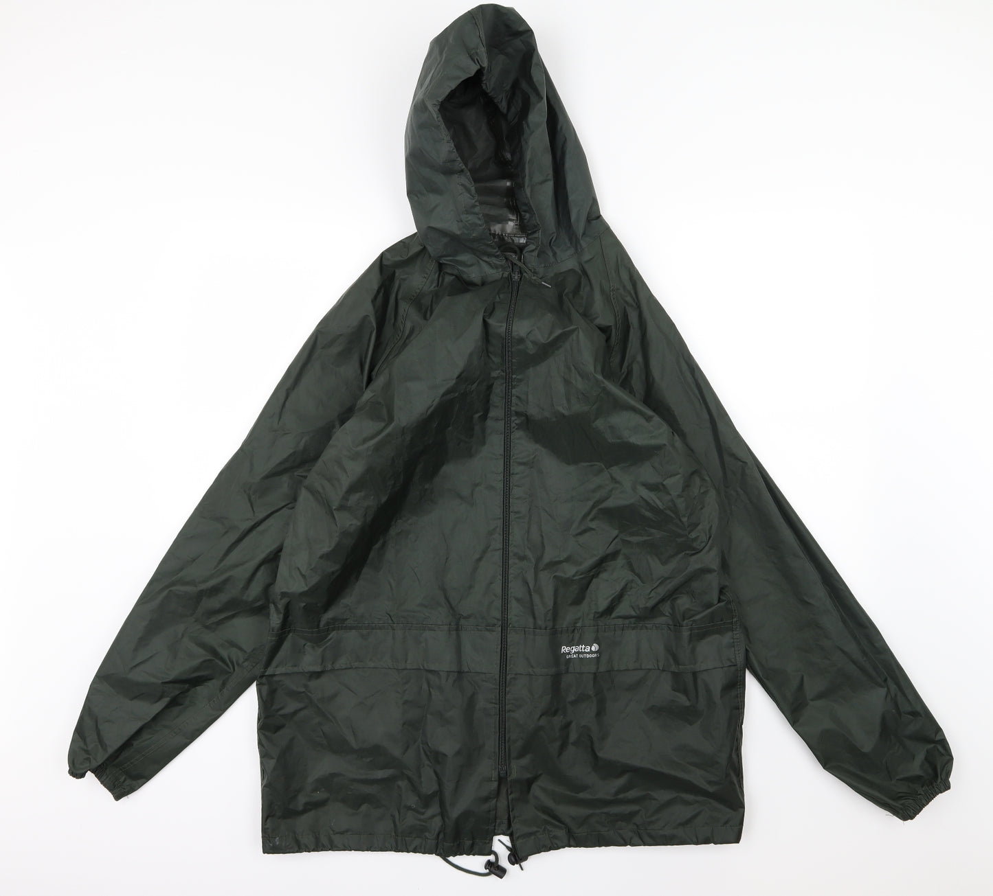 Regatta Mens Green   Rain Coat Coat Size M