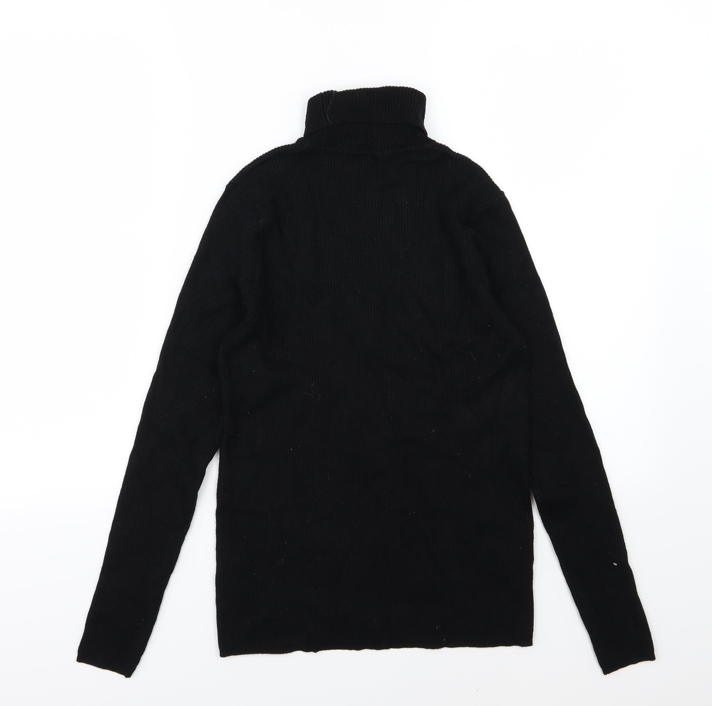 Marks and Spencer Womens Black  Knit Pullover Jumper Size 14