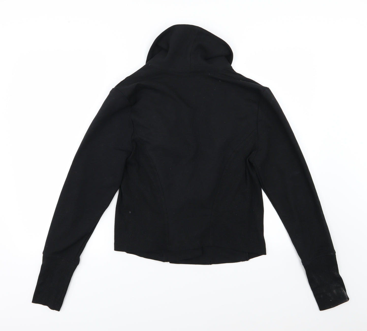 H by Halston Womens Black  Jersey Jacket  Size 16