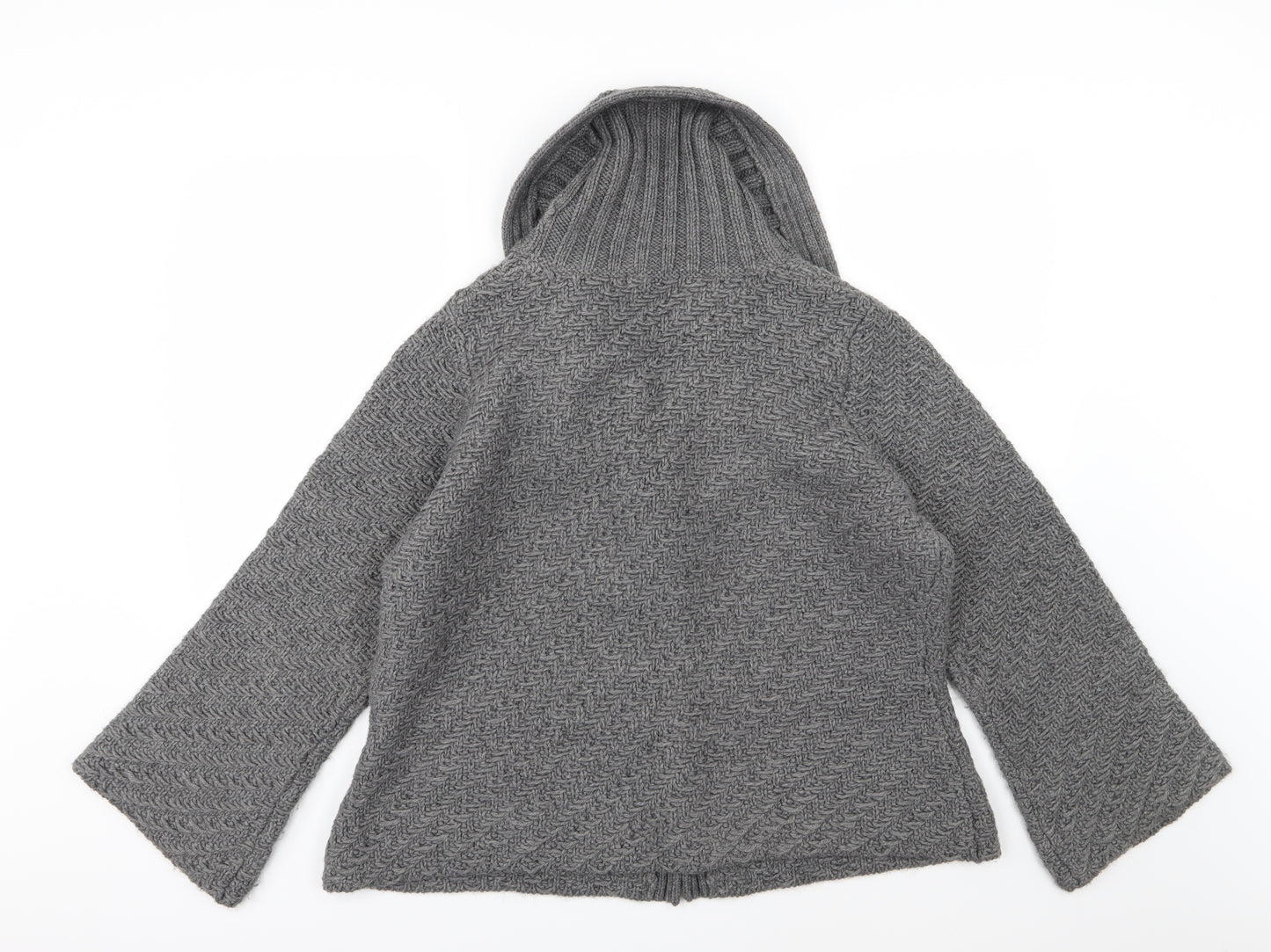 Marks and Spencer Womens Grey  Knit Cardigan Jumper Size 20