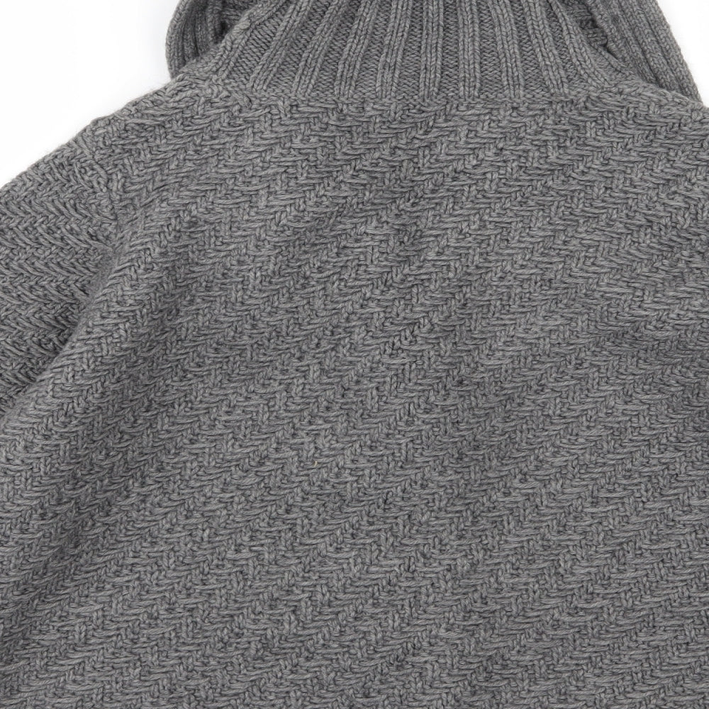 Marks and Spencer Womens Grey  Knit Cardigan Jumper Size 20