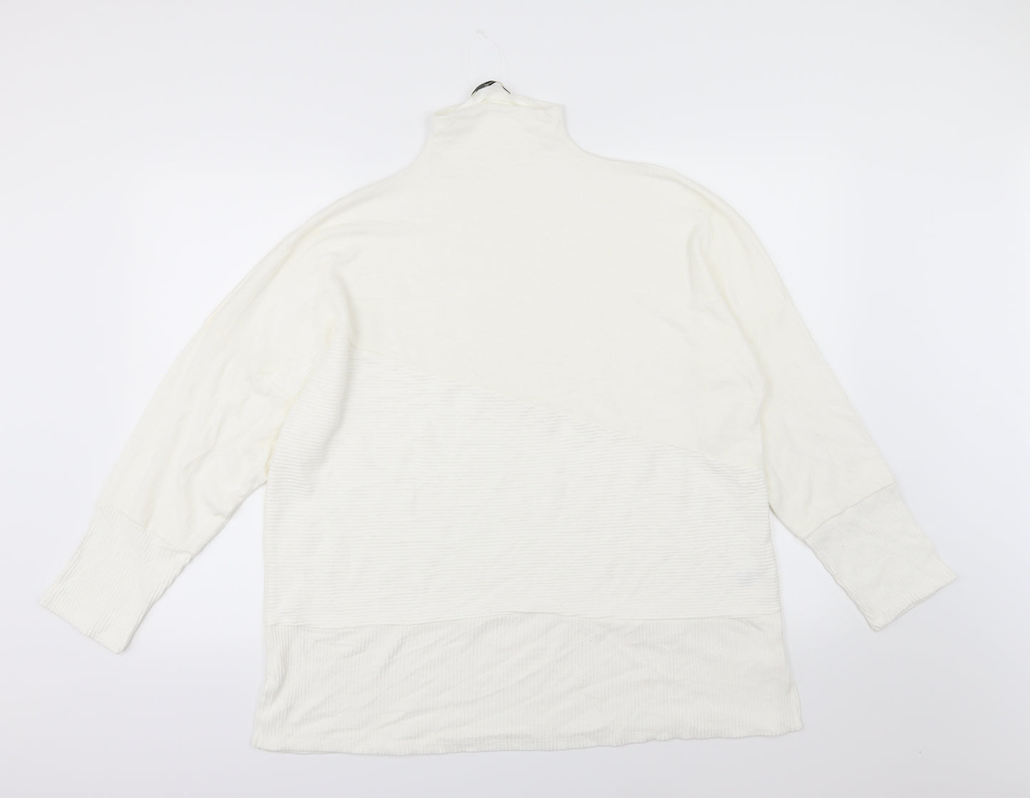 George Womens White  Knit Pullover Jumper Size XL