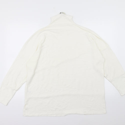 George Womens White  Knit Pullover Jumper Size XL
