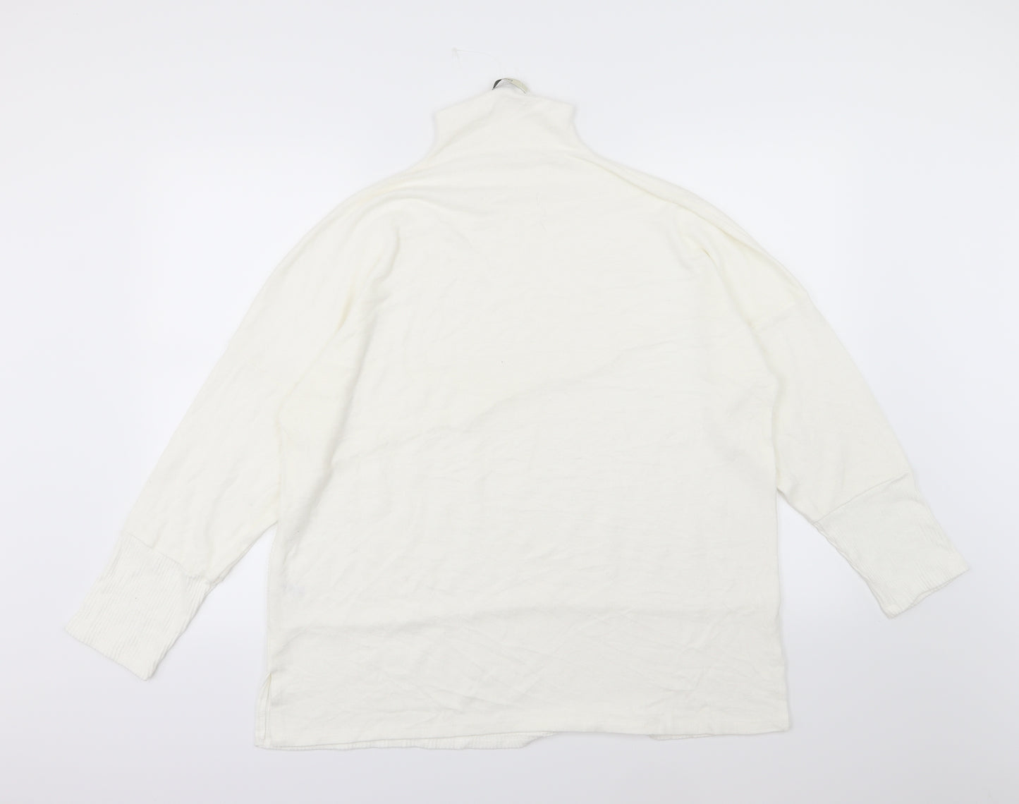 George Womens White  Knit Pullover Jumper Size XL