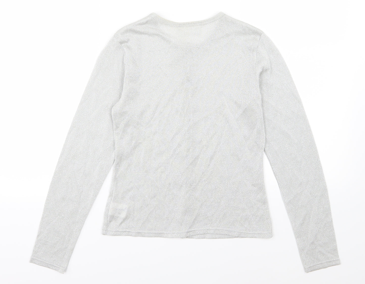 Etam Womens Ivory  Knit Cardigan Jumper Size 10