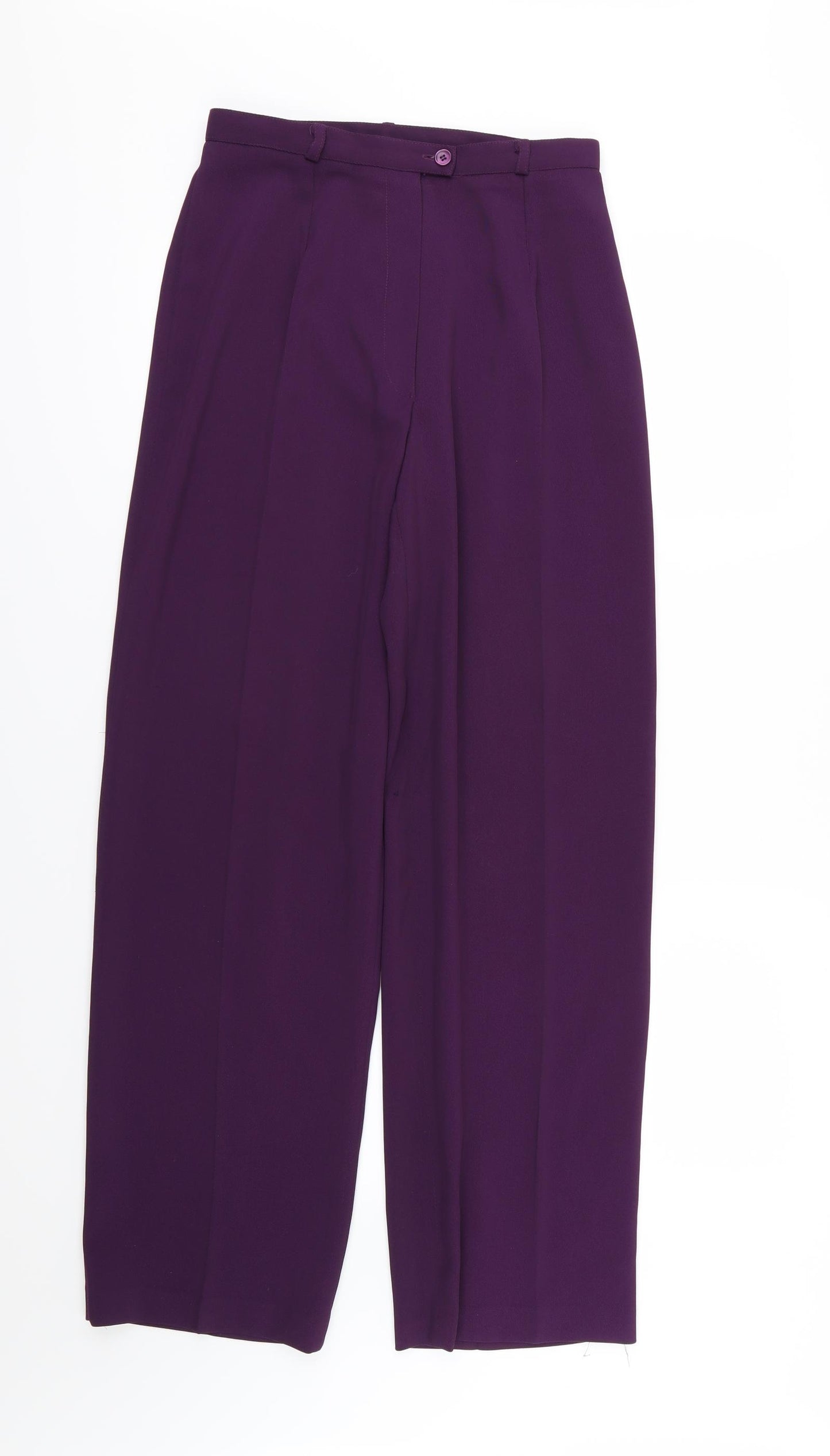Richards Womens Purple  Rayon Trousers  Size 12 L31 in