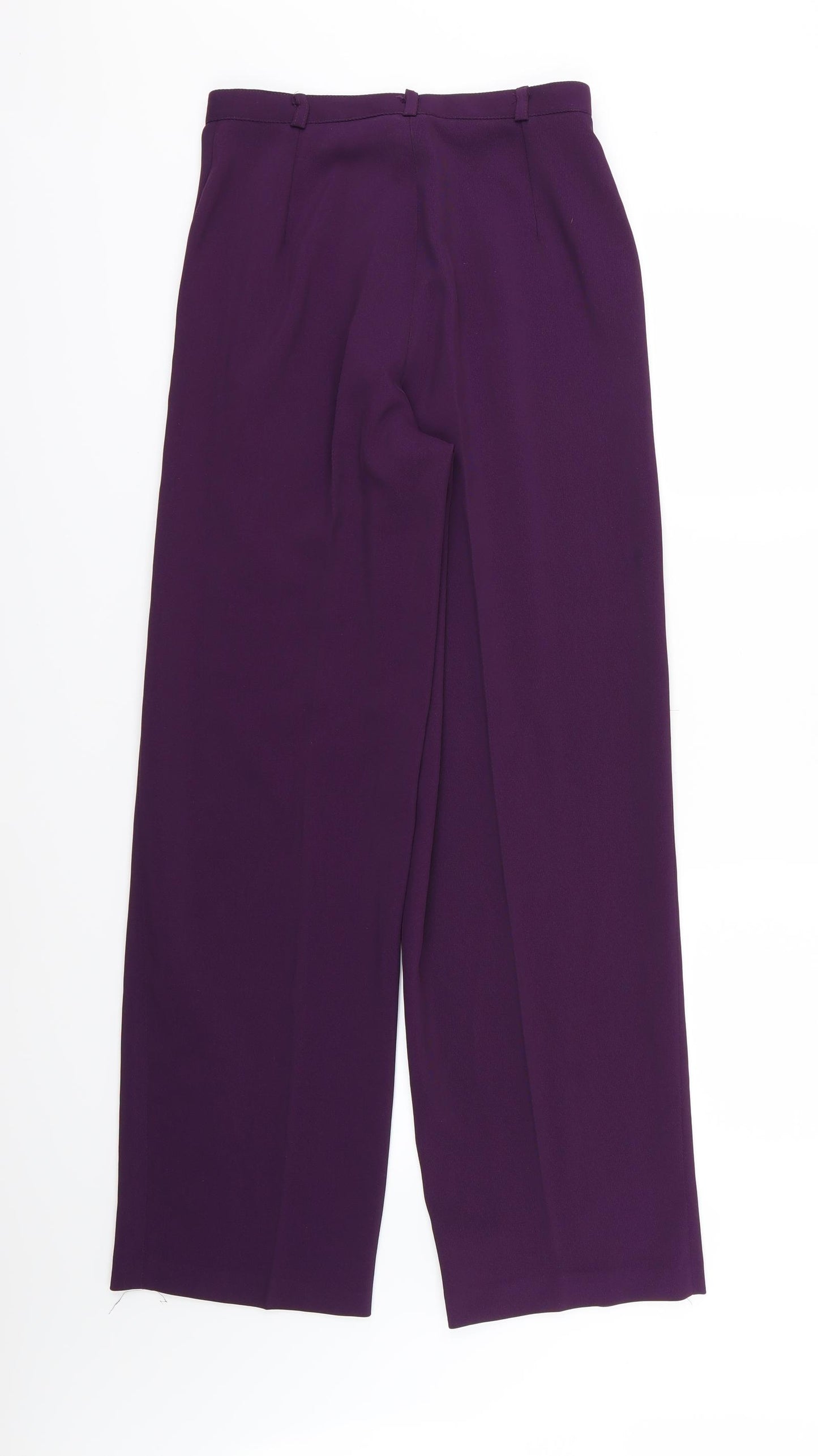 Richards Womens Purple  Rayon Trousers  Size 12 L31 in