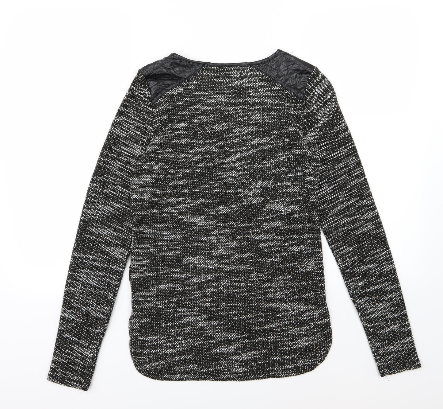 New Look Womens Grey  Knit Pullover Jumper Size 6