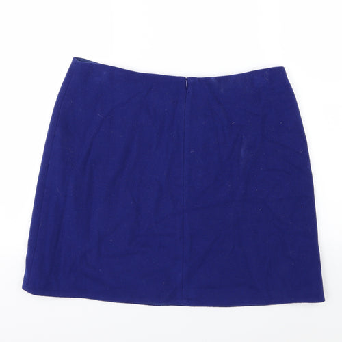Marks and Spencer Womens Blue   A-Line Skirt Size 14