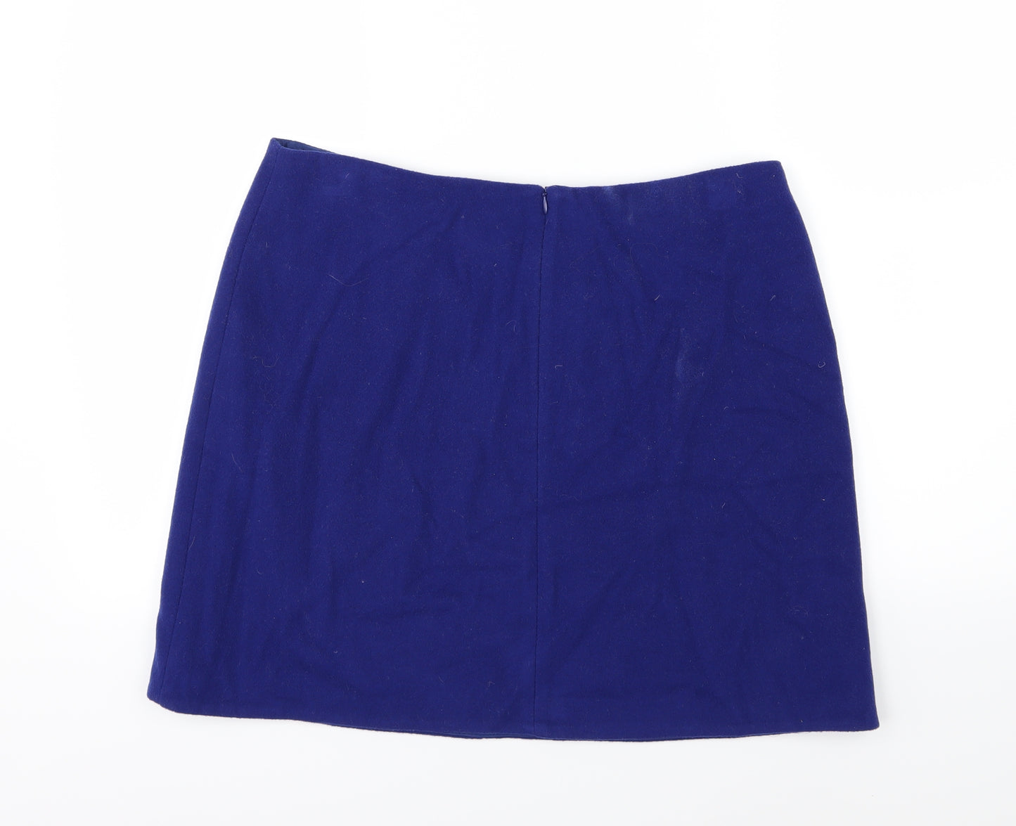 Marks and Spencer Womens Blue   A-Line Skirt Size 14