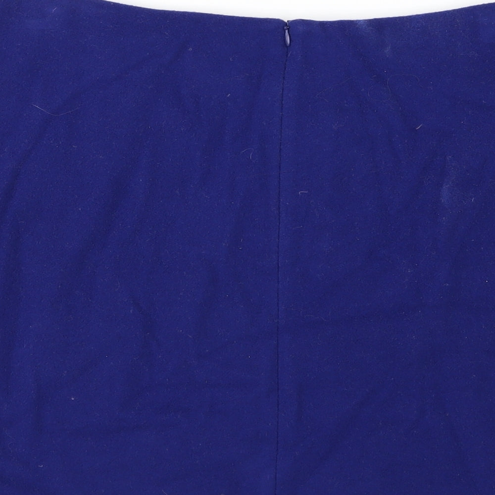 Marks and Spencer Womens Blue   A-Line Skirt Size 14