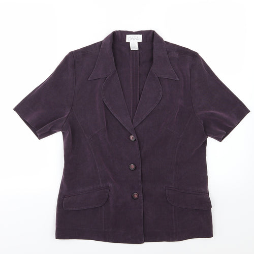 Perks Womens Purple   Jacket  Size 8