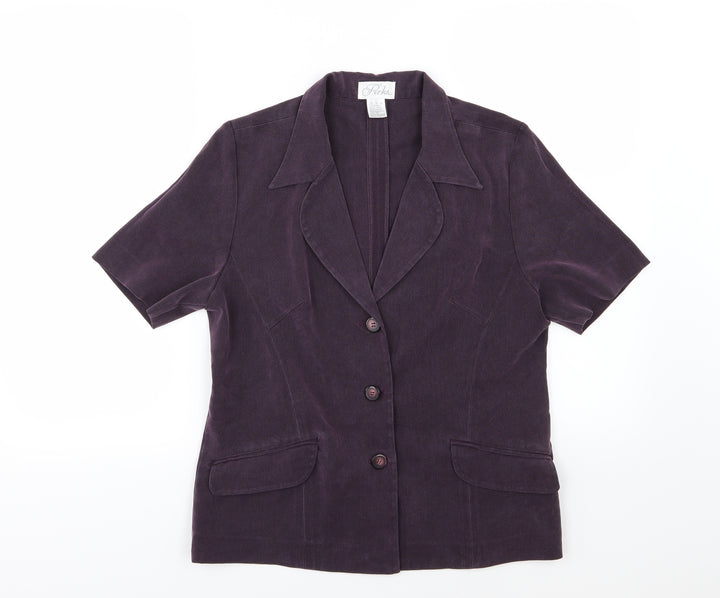 Perks Womens Purple   Jacket  Size 8