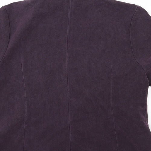 Perks Womens Purple   Jacket  Size 8