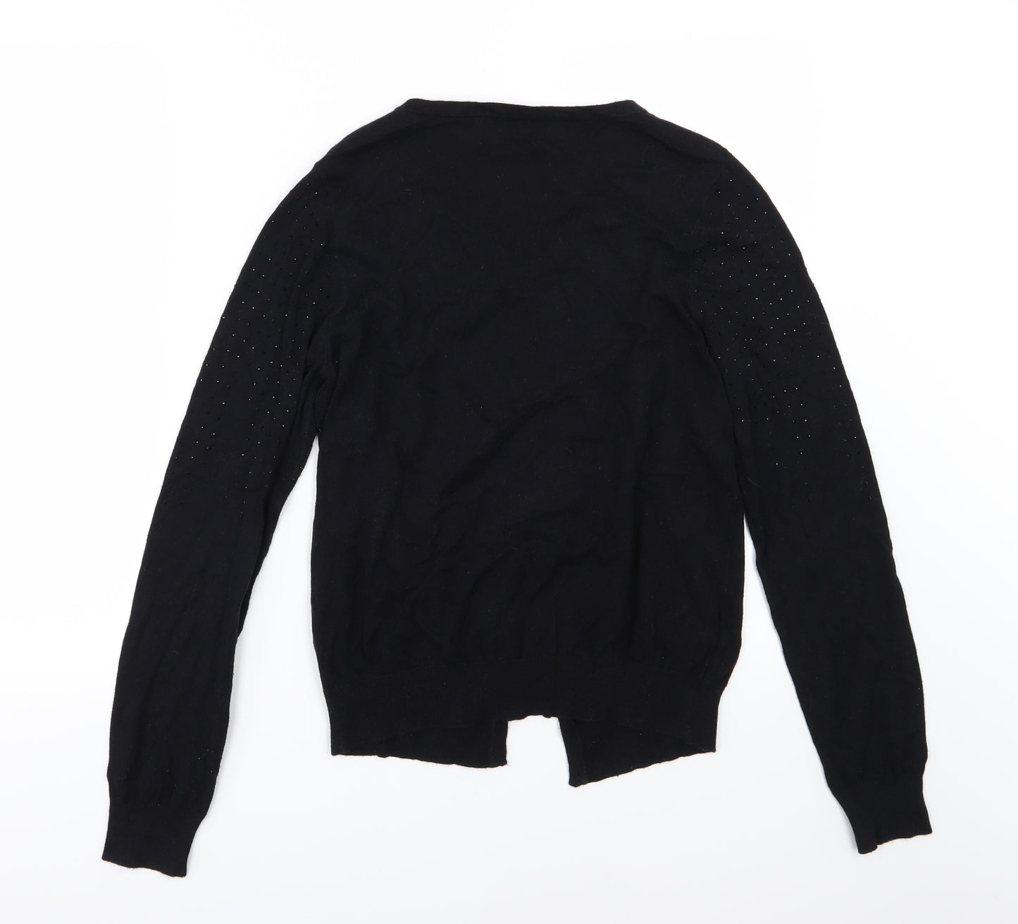 NEXT Womens Black  Knit Cardigan Jumper Size 12  - Gems