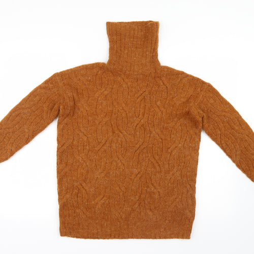 Marks and Spencer Womens Brown  Knit Pullover Jumper Size XS